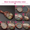image:imageAnezus Craft Wire  Tarnish Resistant Copper Beading Wire for Jewelry Making Supplies Black 18 GaugeCopper