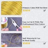 image:imageAnezus Craft Wire  Tarnish Resistant Copper Beading Wire for Jewelry Making Supplies Black 18 GaugeGold