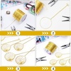 image:imageAnezus Craft Wire  Tarnish Resistant Copper Beading Wire for Jewelry Making Supplies Black 18 GaugeGold