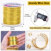 image:imageAnezus Craft Wire  Tarnish Resistant Copper Beading Wire for Jewelry Making Supplies Black 18 GaugeGold