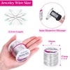 image:imageAnezus Craft Wire  Tarnish Resistant Copper Beading Wire for Jewelry Making Supplies Black 18 GaugeSilver