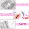 image:imageAnezus Craft Wire  Tarnish Resistant Copper Beading Wire for Jewelry Making Supplies Black 18 GaugeSilver