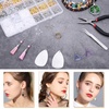 image:imageAnezus Earring Making Kit with Earring Hooks Findings Earring Backs Posts Jump Rings for Jewelry Making Supplies 2320Pcs