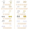 image:imageAnezus Earring Making Kit with Earring Hooks Findings Earring Backs Posts Jump Rings for Jewelry Making Supplies 2320Pcs