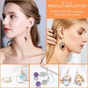 image:imageAnezus Earring Making Kit with Earring Hooks Findings Earring Backs Posts Jump Rings for Jewelry Making Supplies 2320Pcs