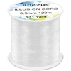 image:imageAnezus Fishing Wire for Hanging Clear Fishing Line Invisible String Strong Monofilament Line for Hanging Decorations and Crafts03mm  15lb
