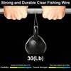 image:imageAnezus Fishing Wire for Hanging Clear Fishing Line Invisible String Strong Monofilament Line for Hanging Decorations and Crafts05mm  30lb