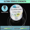image:imageAnezus Fishing Wire for Hanging Clear Fishing Line Invisible String Strong Monofilament Line for Hanging Decorations and Crafts07mm  60lb