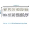 image:imageAnezus Jump Rings for Jewelry Making Supplies with Jump Ring Pliers 1200Pcs Dull Silver and Bright Silver
