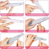 image:imageAnezus Nail File Set Buffer Shiner Polisher Double Sided Emery Boards Washable Nail Files for Gel Nails Natural Nails and Acrylic Nails
