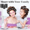 image:imageAnezus SelfGrip Rollers Set  60 Pcs Multicolored Curlers and Clips for HairstylingBlack