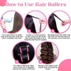 image:imageAnezus SelfGrip Rollers Set  60 Pcs Multicolored Curlers and Clips for HairstylingHot Pink