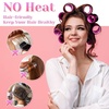 image:imageAnezus SelfGrip Rollers Set  60 Pcs Multicolored Curlers and Clips for HairstylingHot Pink