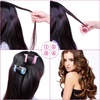 image:imageAnezus SelfGrip Rollers Set  60 Pcs Multicolored Curlers and Clips for HairstylingMulticolored
