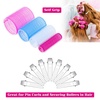 image:imageAnezus SelfGrip Rollers Set  60 Pcs Multicolored Curlers and Clips for HairstylingMulticolored