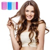 image:imageAnezus SelfGrip Rollers Set  60 Pcs Multicolored Curlers and Clips for HairstylingMulticolored