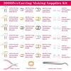 image:imageEarrings Hooks for Jewelry Making Anezus 2000Pcs Earring Making Supplies Kit with Fish Hook Earrings Earring Cards Jewelry Plier Earring Backs and Jump Ring for Jewelry Making and Earring Repair