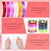 image:imageElastic String for Bracelets Anezus 12 Rolls Crystal Beading Wire for Jewelry Making Stretch Magic Bead Cord for Beading Bracelets and Jewelry MakingFlat