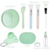 image:imageFace Mask Mixing Bowl Set Anezus 11 Pcs DIY Facemask Mixing Tool Kit with Facial Mask Bowl Stick Spatula Silicone Brush Spray Bottle Puff Soaking Bottle Gauges