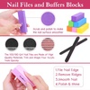 image:imageGel Polish Remover Kit Anezus 1045pcs Gel Nail Polish Remover Tools with Nail Clips Nail Wipes Cuticle Pusher and Cutter Nail Buffer and Files for Acetone Acrylic Nail Remover