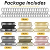image:imageKey Chain Clip Hook Anezus D Ring Clip Keychain Lanyard Swivel Snap Hooks Clip on Key Ring for Crafts and Purse Hardware 34 inchMulticolors
