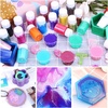image:imageMica Powder for Resin Pigment Anezus Epoxy Resin Dye Powder with Resin Mixing Cups and Sticks Cosmetic Grade Pigment Powder for Slime Lip Gloss and Soap Making