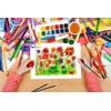 image:imageMiniature Detail Paint Brushes Anezus 30 Pcs Paintbrushes Small Watercolor Artists Paint Brushes for Acrylics Oil Model Craft Nail Detail Painting Size 0000