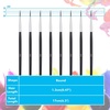 image:imageMiniature Detail Paint Brushes Anezus 30 Pcs Paintbrushes Small Watercolor Artists Paint Brushes for Acrylics Oil Model Craft Nail Detail Painting Size 0000