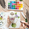 image:imageMiniature Detail Paint Brushes Anezus 30 Pcs Paintbrushes Small Watercolor Artists Paint Brushes for Acrylics Oil Model Craft Nail Detail Painting Size 000