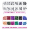 image:imageNail Crystals Anezus 4700 Pcs Nail Jewels Nail Gems Rhinestones Nail Stones for Nail Decals and Nail Art Supplies 4700 Pcs Nail Jewels