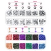 image:imageNail Crystals Anezus 4700 Pcs Nail Jewels Nail Gems Rhinestones Nail Stones for Nail Decals and Nail Art Supplies 4700 Pcs Nail Jewels