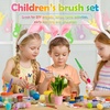 image:imagePaint Brushes Anezus 50 Pcs Kids Paint Brushes Bulk Toddler Paint Brushes Set with Big Round Paint Brush and Large Flat Paint Brushes for Preschool Children Painting Party SuppliesMix