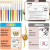 image:imagePaint Brushes Anezus 50 Pcs Kids Paint Brushes Bulk Toddler Paint Brushes Set with Big Round Paint Brush and Large Flat Paint Brushes for Preschool Children Painting Party SuppliesMix