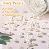 image:imagePearl Beads for Craft Anezus 200pcs Ivory Faux Fake Pearls 12 MM Sew on Pearl Beads with Holes for Jewelry Making Bracelets Necklaces Hairs Crafts Decoration and Vase Filler10 MM