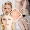 image:imagePearl Beads for Craft Anezus 200pcs Ivory Faux Fake Pearls 12 MM Sew on Pearl Beads with Holes for Jewelry Making Bracelets Necklaces Hairs Crafts Decoration and Vase Filler12 MM