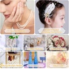 image:imagePearl Beads for Craft Anezus 200pcs Ivory Faux Fake Pearls 12 MM Sew on Pearl Beads with Holes for Jewelry Making Bracelets Necklaces Hairs Crafts Decoration and Vase Filler8 MM