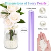 image:imagePearl Beads for Craft Anezus 200pcs Ivory Faux Fake Pearls 12 MM Sew on Pearl Beads with Holes for Jewelry Making Bracelets Necklaces Hairs Crafts Decoration and Vase Filler4 MM