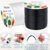 image:imageStretchy String for Bracelets Anezus 2Pcs Elastic String Jewelry Bead Cord with Large Eye Beading Needles for Seed Beads Pony Beads Clay Beads Bracelet Necklace and Jewelry Making Black amp White