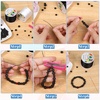 image:imageStretchy String for Bracelets Anezus 2Pcs Elastic String Jewelry Bead Cord with Large Eye Beading Needles for Seed Beads Pony Beads Clay Beads Bracelet Necklace and Jewelry Making Black amp White