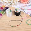 image:imageStretchy String for Bracelets Anezus 2Pcs Elastic String Jewelry Bead Cord with Large Eye Beading Needles for Seed Beads Pony Beads Clay Beads Bracelet Necklace and Jewelry Making Black amp White