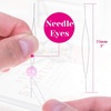 image:imageStretchy String for Bracelets Anezus 3 Rolls Elastic String Jewelry Bead Cord with 3pcs Large Eye Beading Needles for Pony Seed Beads Bracelets and Jewelry Making