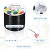 image:imageStretchy String for Bracelets Anezus Elastic String Jewelry Bead Cord with 2pcs Large Eye Beading Needles for Seed Beads Pony Beads Clay Beads Bracelets Necklace and Jewelry Making BlackBlack
