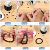 image:imageStretchy String for Bracelets Anezus Elastic String Jewelry Bead Cord with 2pcs Large Eye Beading Needles for Seed Beads Pony Beads Clay Beads Bracelets Necklace and Jewelry Making BlackBlack