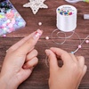 image:imageStretchy String for Bracelets Anezus Elastic String Jewelry Bead Cord with 2pcs Large Eye Beading Needles for Seed Beads Pony Beads Clay Beads Bracelets Necklace and Jewelry Making BlackWhite