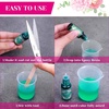 image:imageanezus 15 Colors Epoxy Resin Color Pigment Resin Pigment Liquid Resin Ink Epoxy UV Resin Dye Resin Colorant for Epoxy Resin Jewelry Making Supplies
