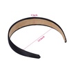 image:imageanezus 16 Pcs Satin Headbands Bulk 1 Inch Antislip Black Ribbon Hair Bands Plain Hard Headbands for Women Girls DIY Craft Hair Accessories BlackBlack