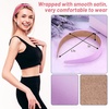 image:imageanezus 16 Pcs Satin Headbands Bulk 1 Inch Antislip Black Ribbon Hair Bands Plain Hard Headbands for Women Girls DIY Craft Hair Accessories BlackPastel Color