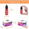 image:imageanezus 20 Colors Epoxy Resin Color Pigment Epoxy Resin Pigment Liquid Dye Resin Ink UV Resin Colorant for Epoxy Resin Jewelry Making Supplies