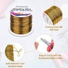 image:imageanezus 20 Gauge Jewelry Wire 28 Yards Craft Wire Tarnish Resistant Copper Beading Wire for Jewelry Making Supplies and CraftingAntique BronzeAntique Bronze