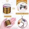 image:imageanezus 20 Gauge Jewelry Wire 28 Yards Craft Wire Tarnish Resistant Copper Beading Wire for Jewelry Making Supplies and CraftingAntique BronzeAntique Bronze